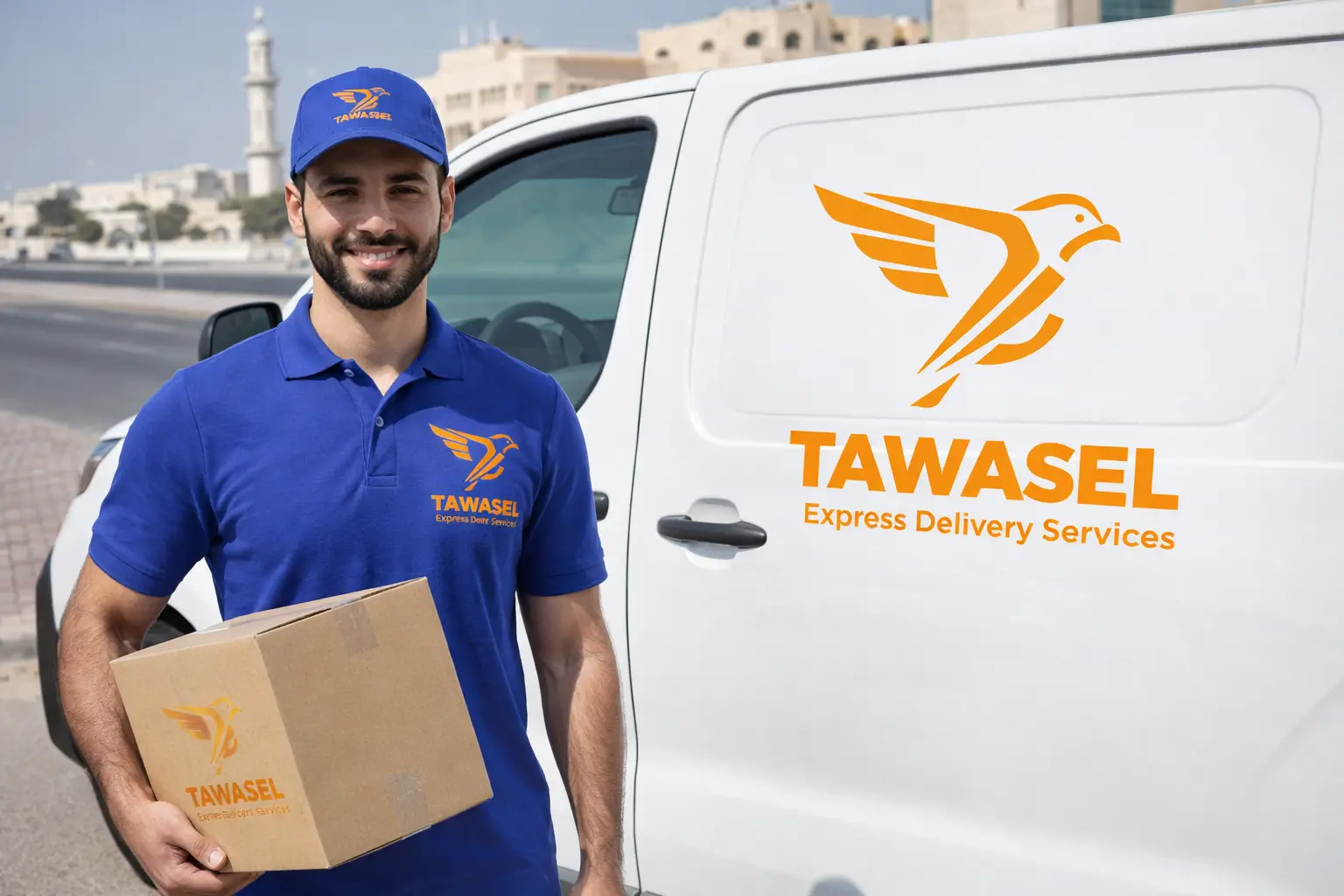 Does Tawasel Express deliver to Ajman?